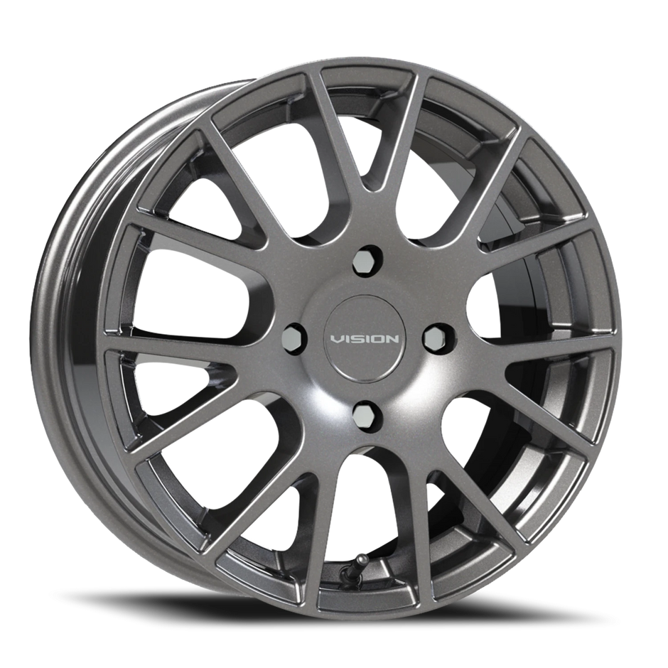 Vision Hellion 15x6.5 4x114.3 38mm Gunmetal : 18-5648GM38