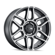 ION 146 146 MATTE BLACK W/MACHINED DART TINT 17X9 8-170 0MM 125.2MM