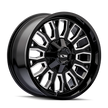 ION 152 152 BLACK/MILLED 20X9 8-180 0MM 124.1MM