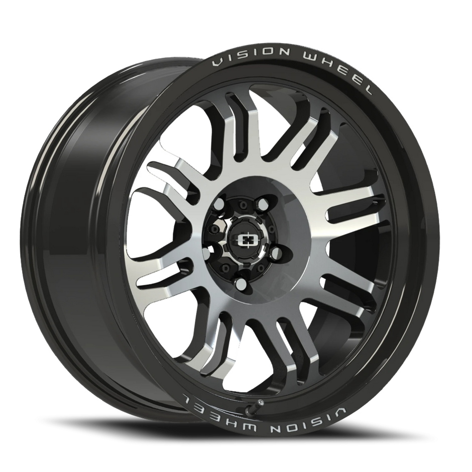 Vision Inferno 17x8.5 5x150 0mm Gloss Black Machined Face : 409-7850GBMF0