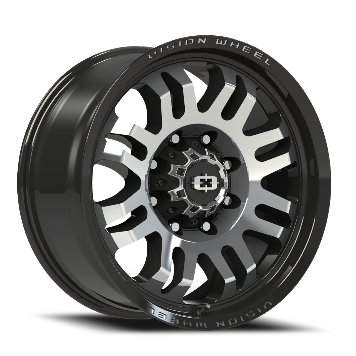 Vision Inferno 18x9 8x170 -12mm Gloss Black Machined Face : 409-8970GBMF-12