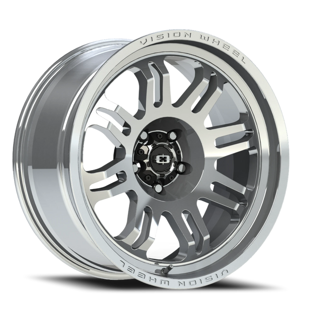 Vision Inferno 20x9.5 5x127 -18mm Milled Machine Face : 409-29573MMF-18