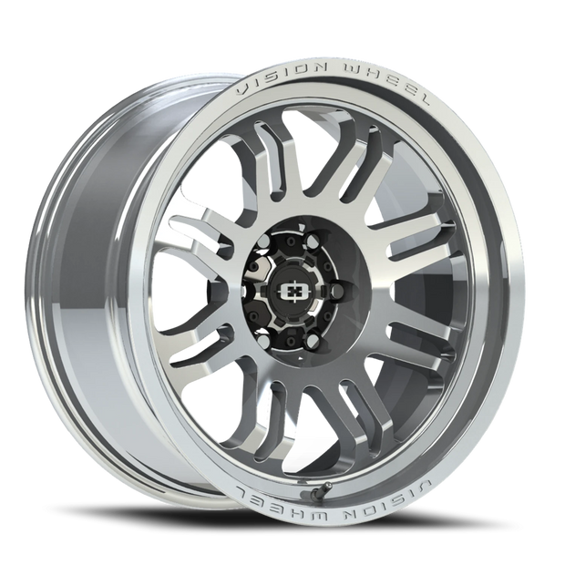 Vision Inferno 20x9.5 6x139.7 -18mm Milled Machine Face : 409-29583MMF-18