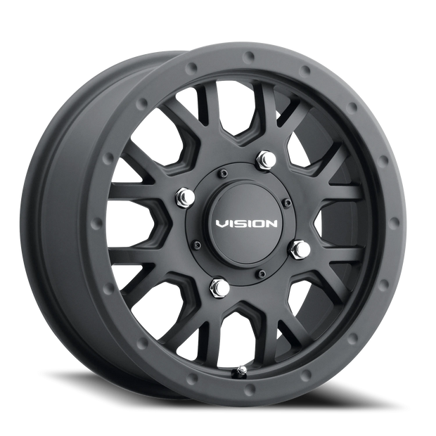 Vision Invader 15x6 4x136 38mm Satin Black : GV8A156136SB48