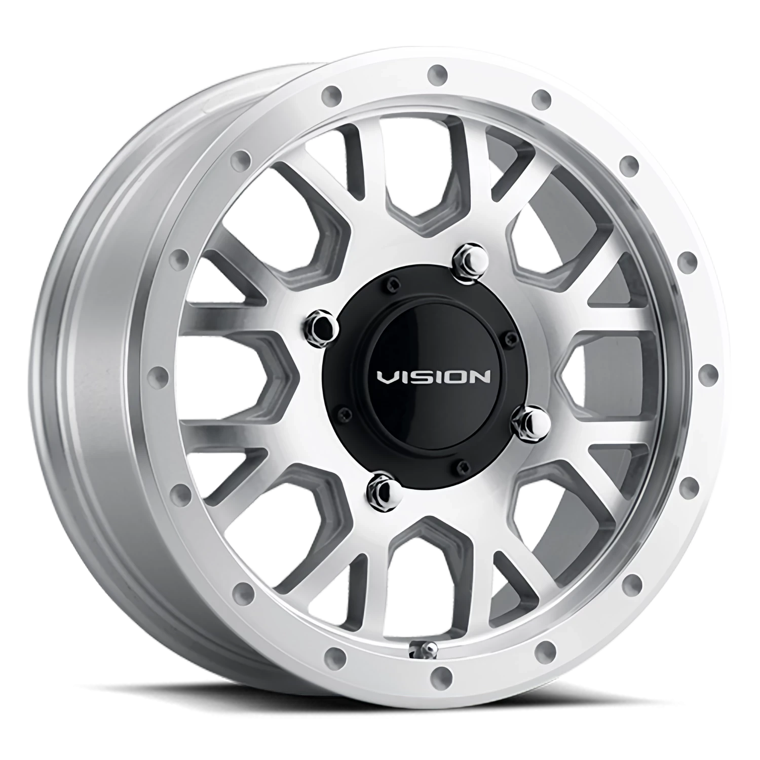 Vision Invader 15x6 4x156 38mm Machined (No Clear Coat) : GV8B156156ACMF48