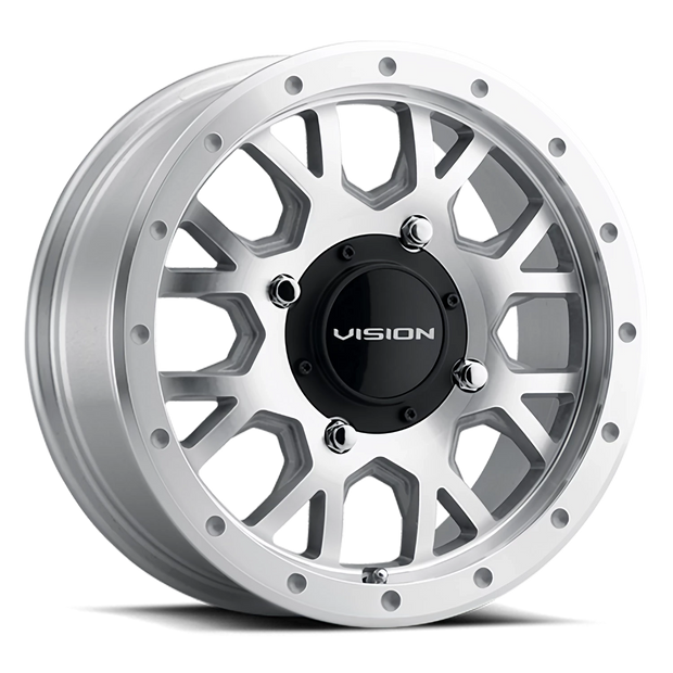 Vision Invader 15x6 4x136 38mm Machined (No Clear Coat) : GV8A156136ACMF48