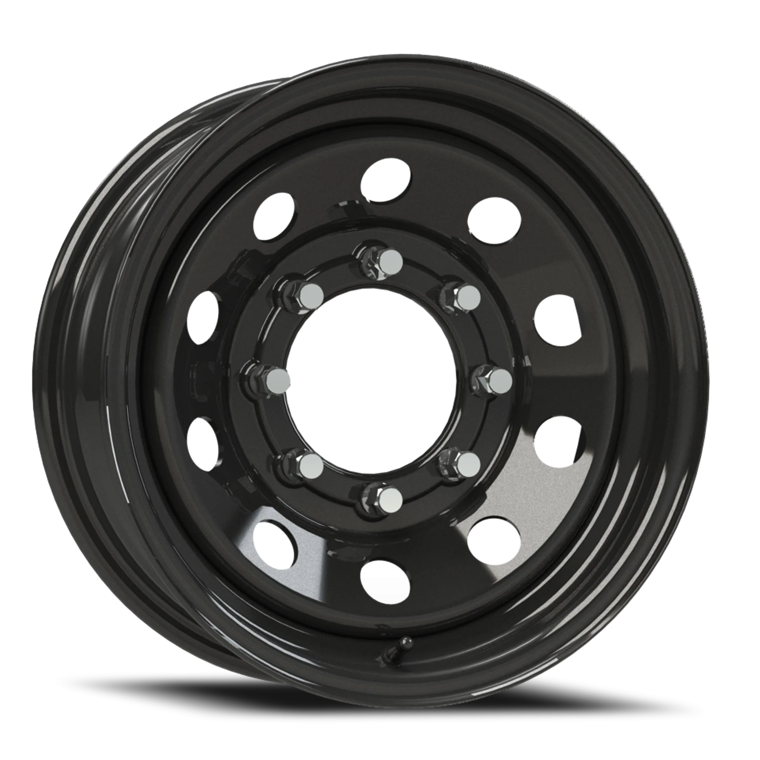 Vision Steel Trailer 16x6 8x165.1 0mm Black : JG70-6681B0