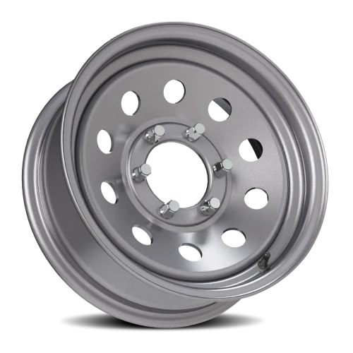 Vision Steel Trailer 15x6 5x114.3 0mm Silver : JG70-5665S0-NB