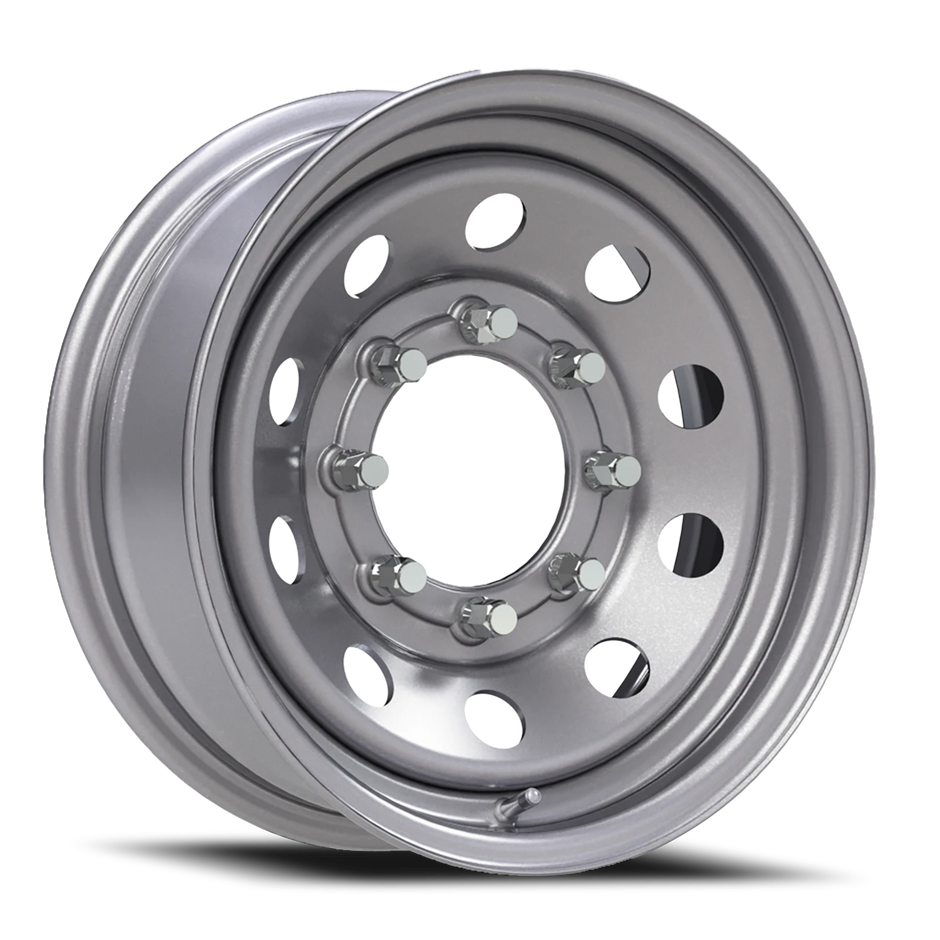 Vision Steel Trailer 16x6 8x165.1 0mm Silver : JG70-6681S0