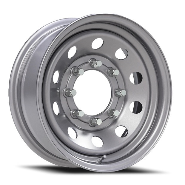 Vision Steel Trailer 16x6 8x165.1 0mm Silver : JG70-6681S0-NB