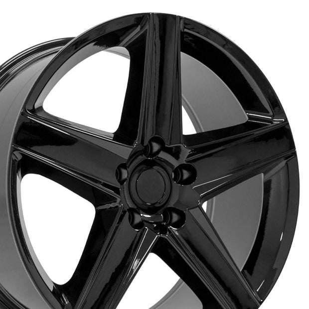 OE Wheels 20" Replica JP06 fits Jeep Grand Cherokee 20x9 Black - JP06-20090-5500-34B