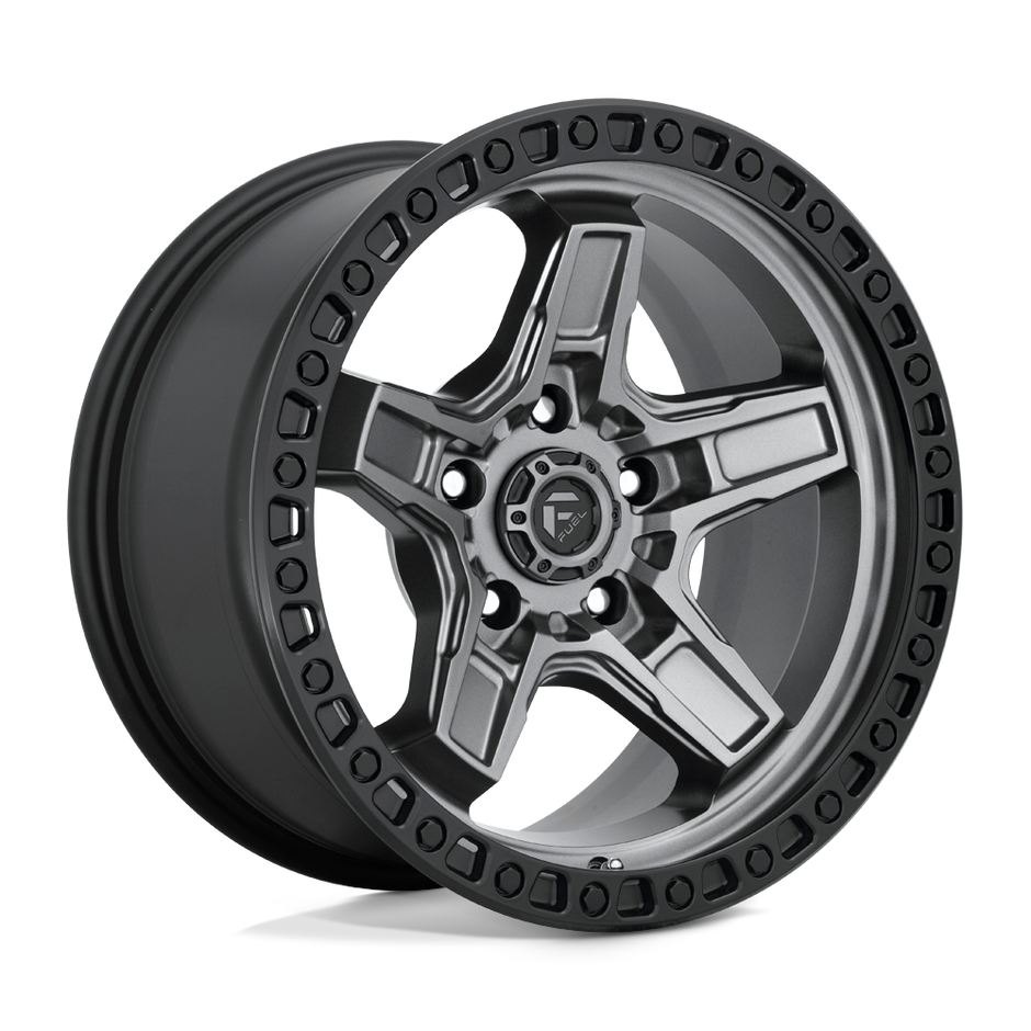 Fuel 1PC D698 Kicker 17x9 5x127 MT-GNMTL-BBR - D69817907545