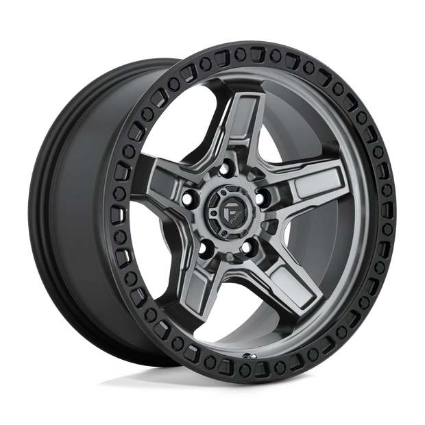 Fuel 1PC D698 Kicker 17x9 5x127 MT-GNMTL-BBR - D69817907545
