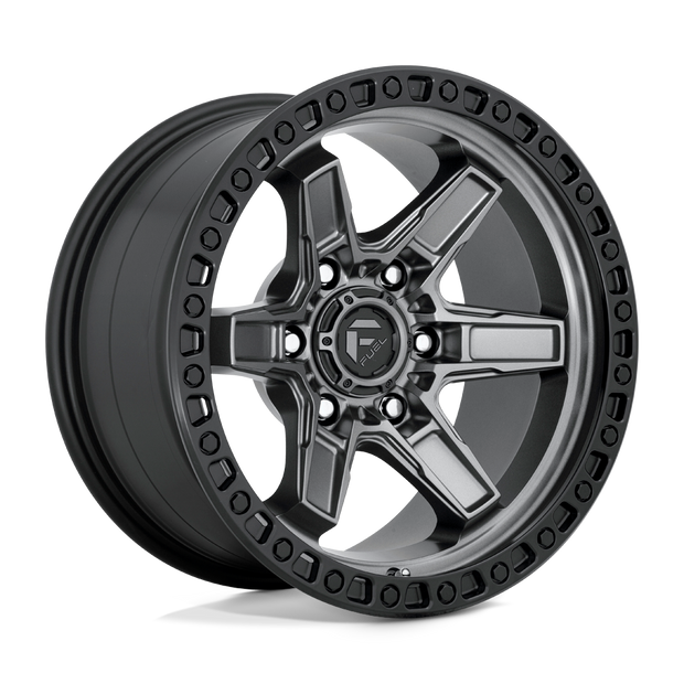 Fuel 1PC D698 Kicker 17x9 6x139.7 MT-GNMTL-BBR - D69817908450