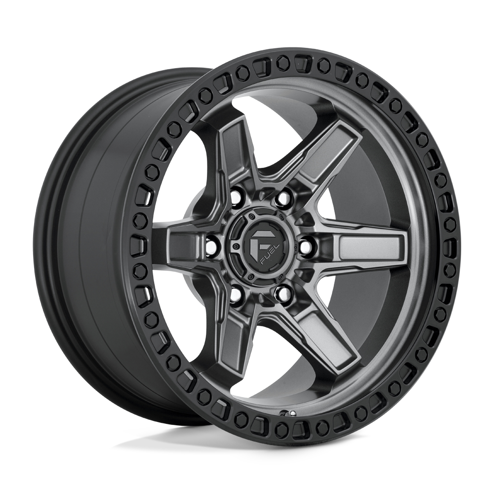 Fuel 1PC D698 Kicker 17x9 6x139.7 MT-GNMTL-BBR - D69817908445