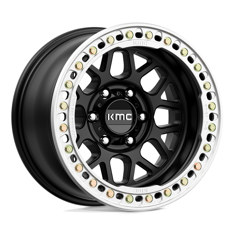 KMC KM235 Grenade Crawl Beadlock 17x9 6x139.7 S-BLK - KM23579060738N