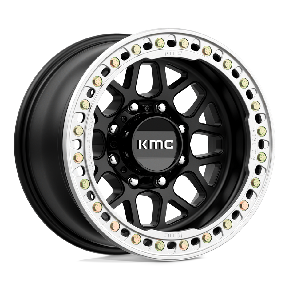 KMC KM235 Grenade Crawl Beadlock 17x9 8x165.1 S-BLK - KM23579080738N