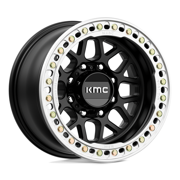 KMC KM235 Grenade Crawl Beadlock 17x9 8x165.1 S-BLK - KM23579080738N