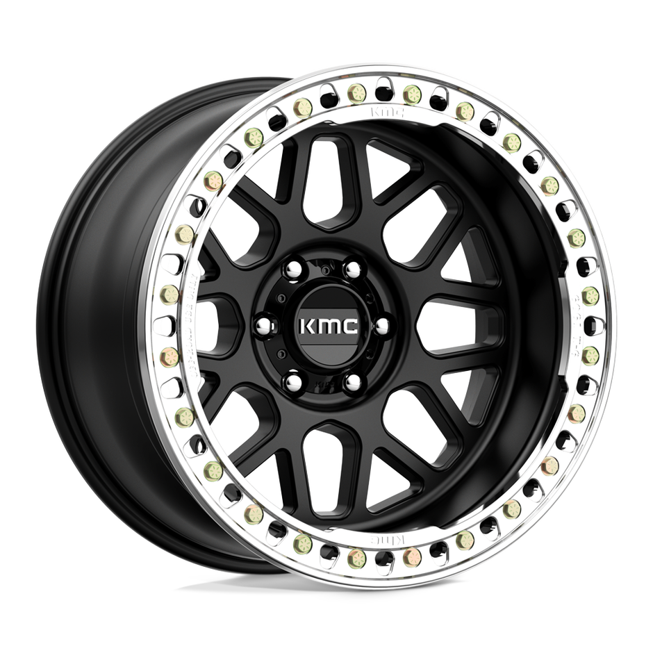 KMC KM235 Grenade Crawl Beadlock 20x10 6x139.7 S-BLK - KM23521060748N