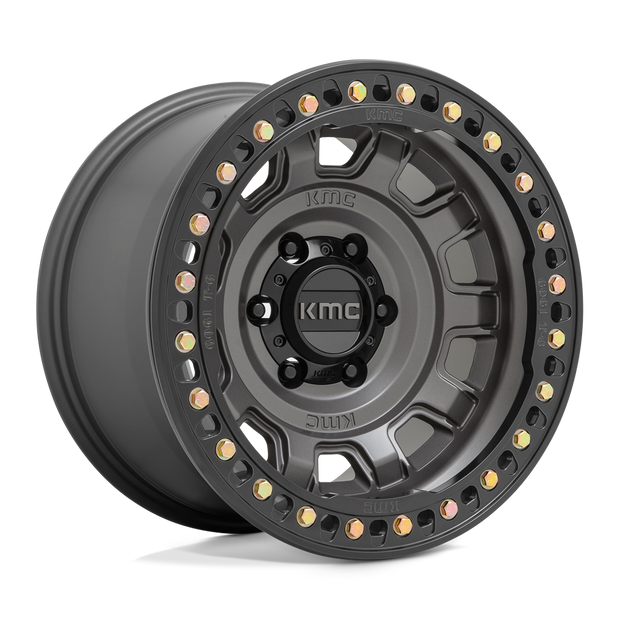 KMC KM236 Tank Beadlock 17x9 5x127 ANTHRACITE - KM23679050415N