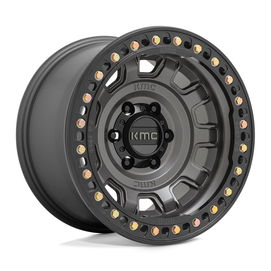 KMC KM236 Tank Beadlock 17x9 6x139.7 ANTHRACITE - KM23679060438N