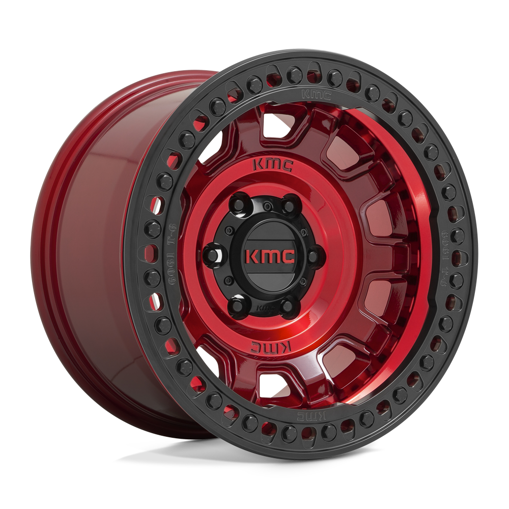 KMC KM236 Tank Beadlock 17x9 6x139.7 GL-RED - KM23679060938N