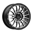 KMC KM542 Impact 16x8 5x150 S-BLK MACH - KM54268058500