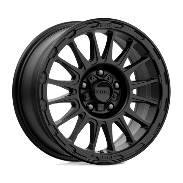 KMC KM542 Impact 17x8 5x108 S-BLK - KM54278045738
