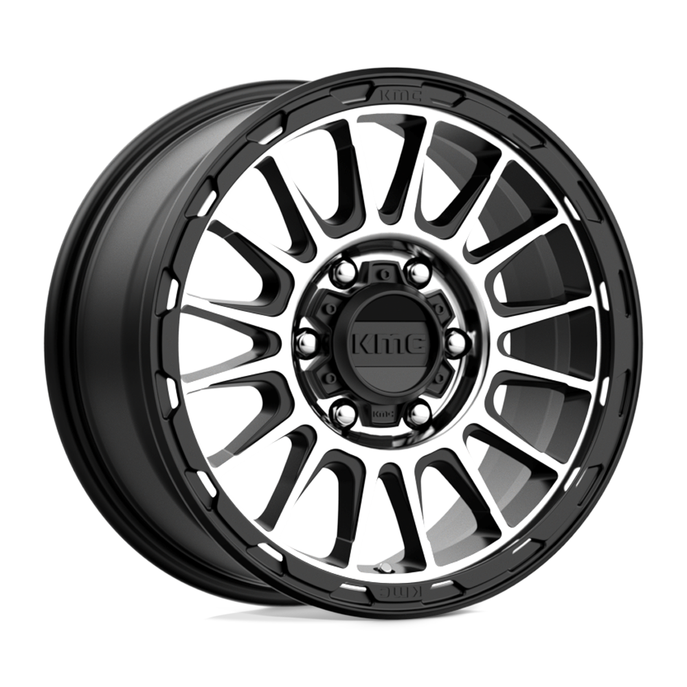 KMC KM542 Impact 16x8 6x139.7 S-BLK MACH - KM54268068500