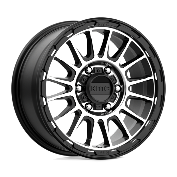 KMC KM542 Impact 16x8 6x139.7 S-BLK MACH - KM54268068500