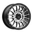 KMC KM542 Impact 17x8 5x114.3 S-BLK MACH - KM54278012535