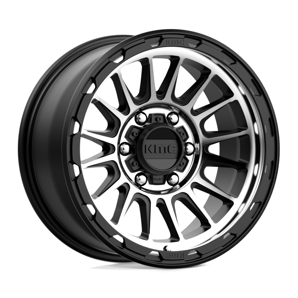 KMC KM542 Impact 17x8.5 6x139.7 S-BLK MACH - KM54278568500