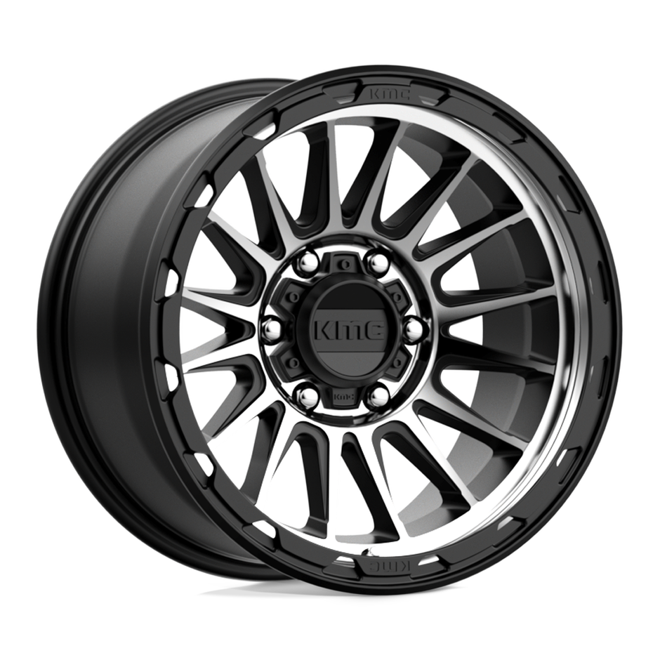 KMC KM542 Impact 17x9 6x139.7 S-BLK MACH - KM54279068512N