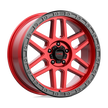 KMC KM544 Mesa 20x9 5x150 C-RED BLK-LP - KM54429058925