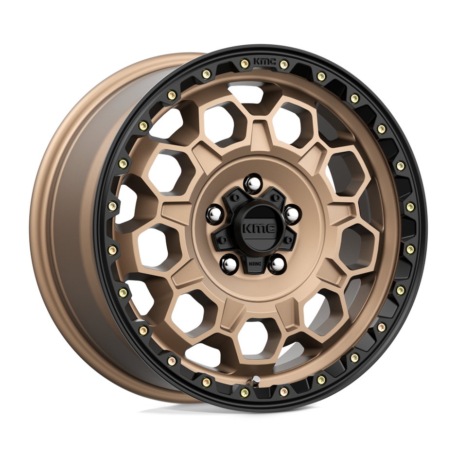 KMC KM545 Trek 17x9 6x139.7 M-BRZ BLK LP - KM54579068612N