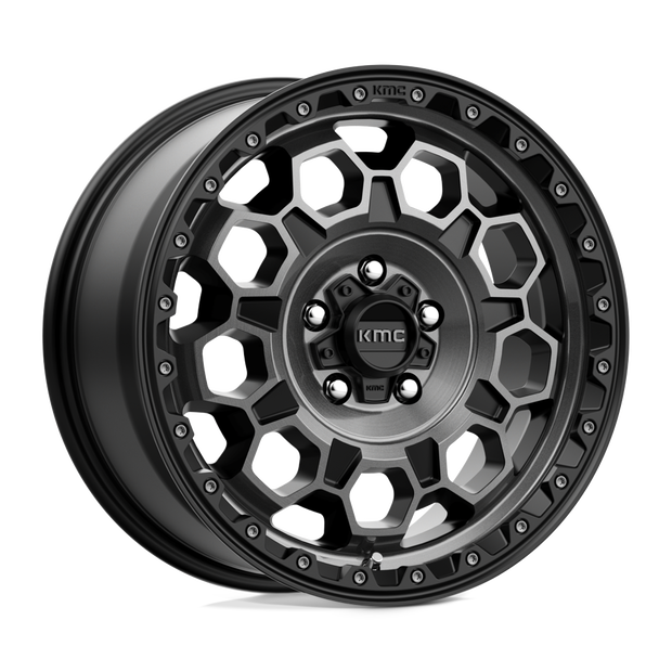 KMC KM545 Trek 17x8 5x108 S-BLK GTCC - KM54578045438