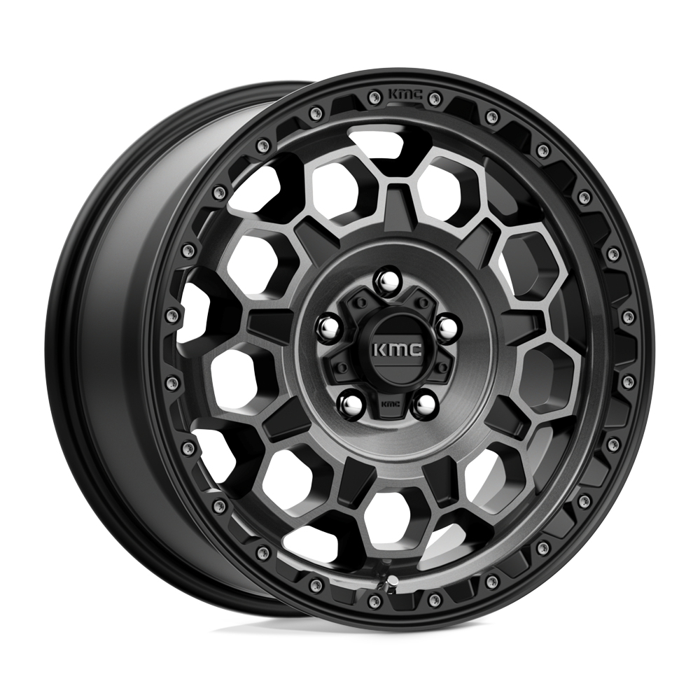 KMC KM545 Trek 17x9 5x127 S-BLK GTCC - KM54579050412N