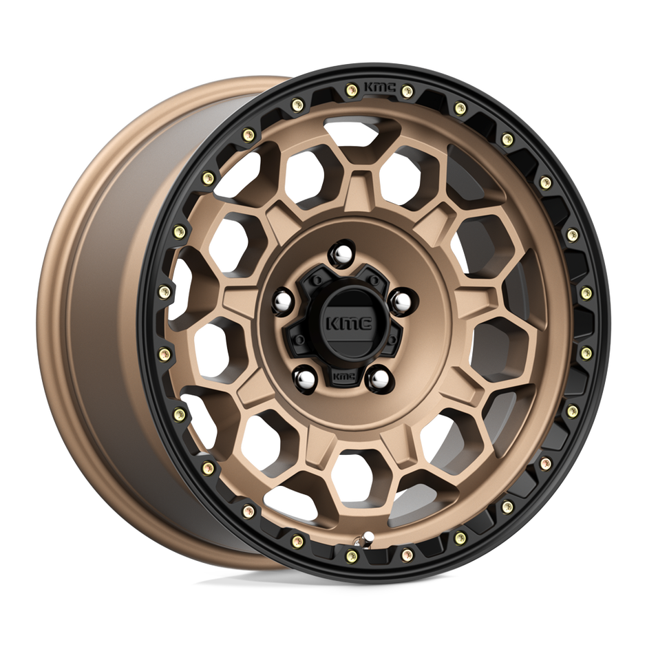 KMC KM545 Trek 17x9 5x127 M-BRZ BLK LP - KM54579050600