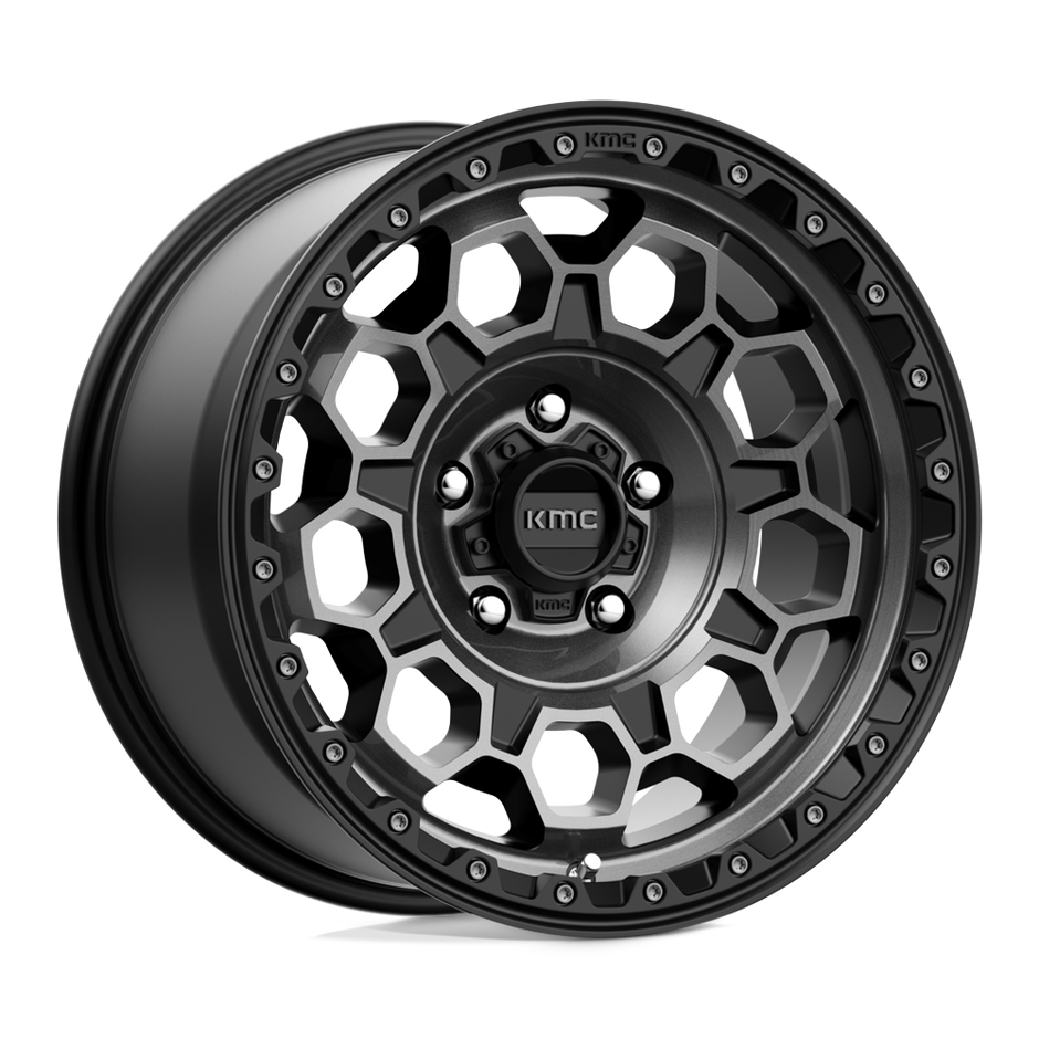 KMC KM545 Trek 17x9 5x127 S-BLK GTCC - KM54579050400