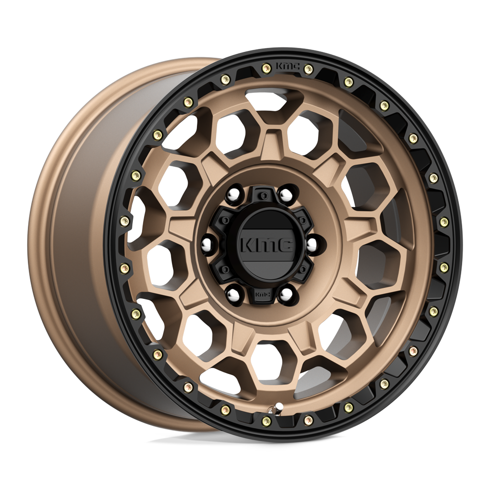 KMC KM545 Trek 17x9 6x139.7 M-BRZ BLK LP - KM54579068600
