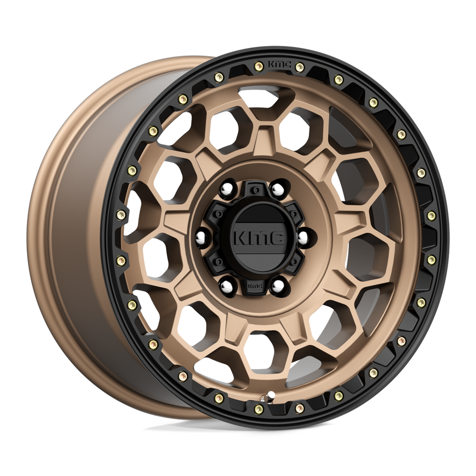 KMC KM545 Trek 17x9 6x139.7 M-BRZ BLK LP - KM54579068600