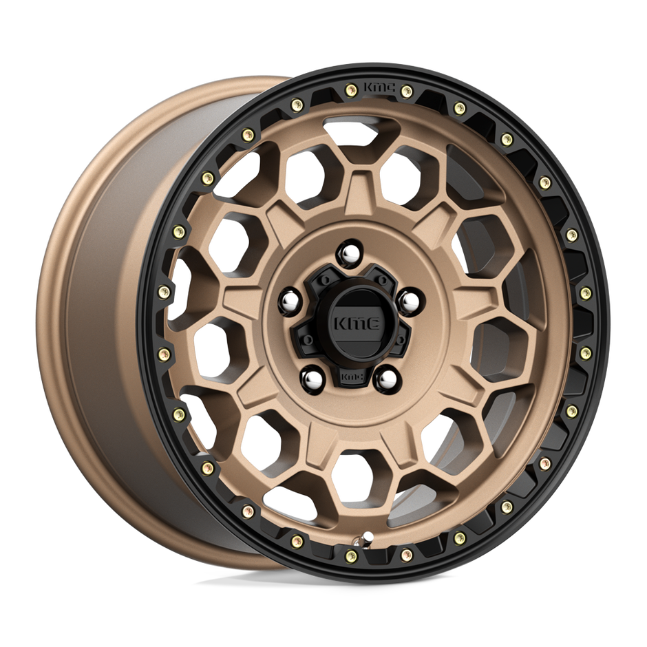 KMC KM545 Trek 17x9 5x127 M-BRZ BLK LP - KM54579050618