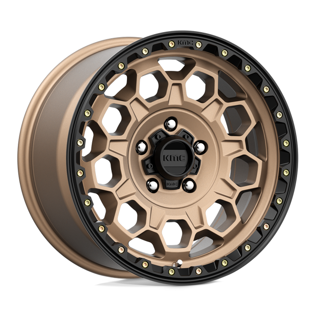 KMC KM545 Trek 17x9 5x127 M-BRZ BLK LP - KM54579050618