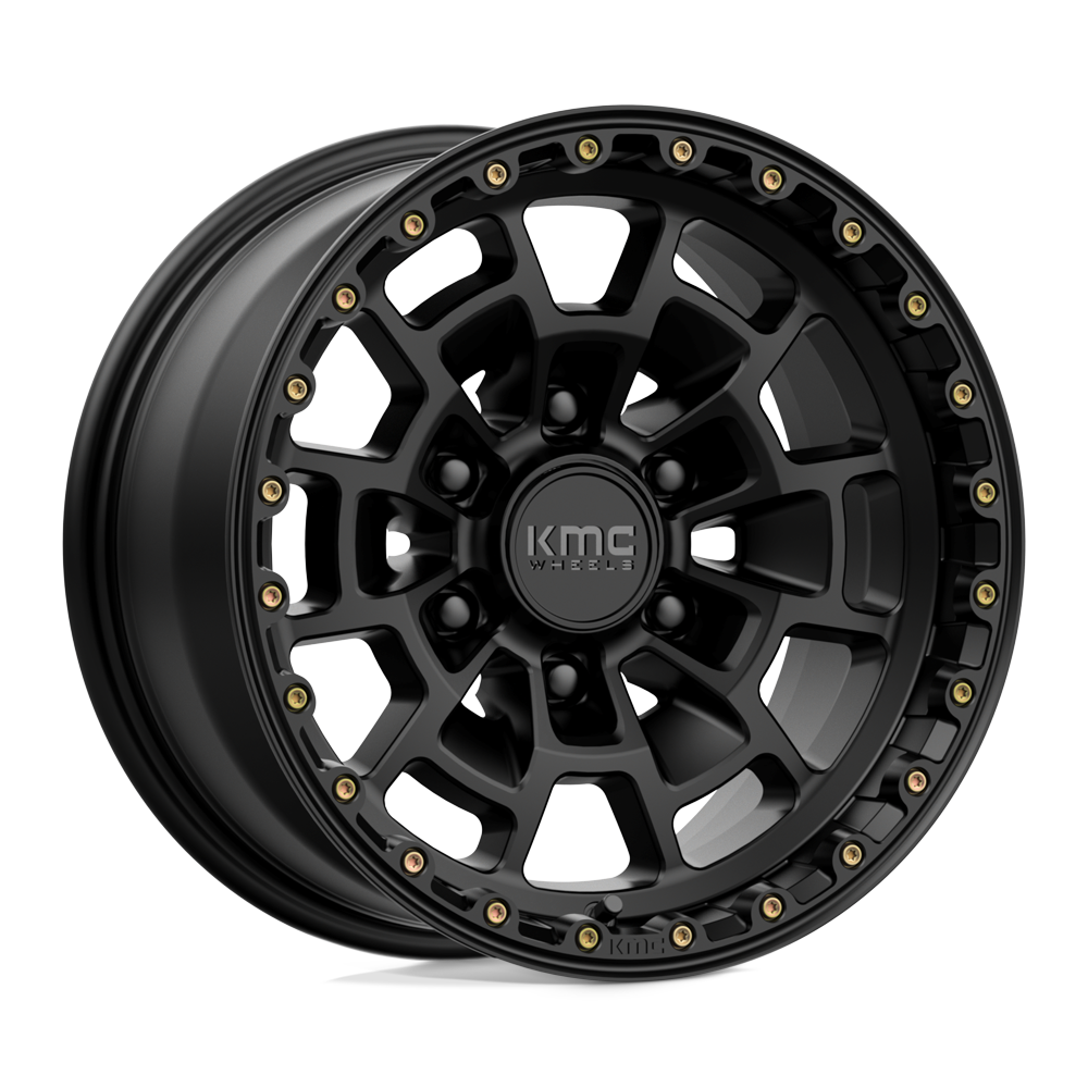 KMC KM718 Summit 16x8 6x139.7 S-BLK - KM71868068700