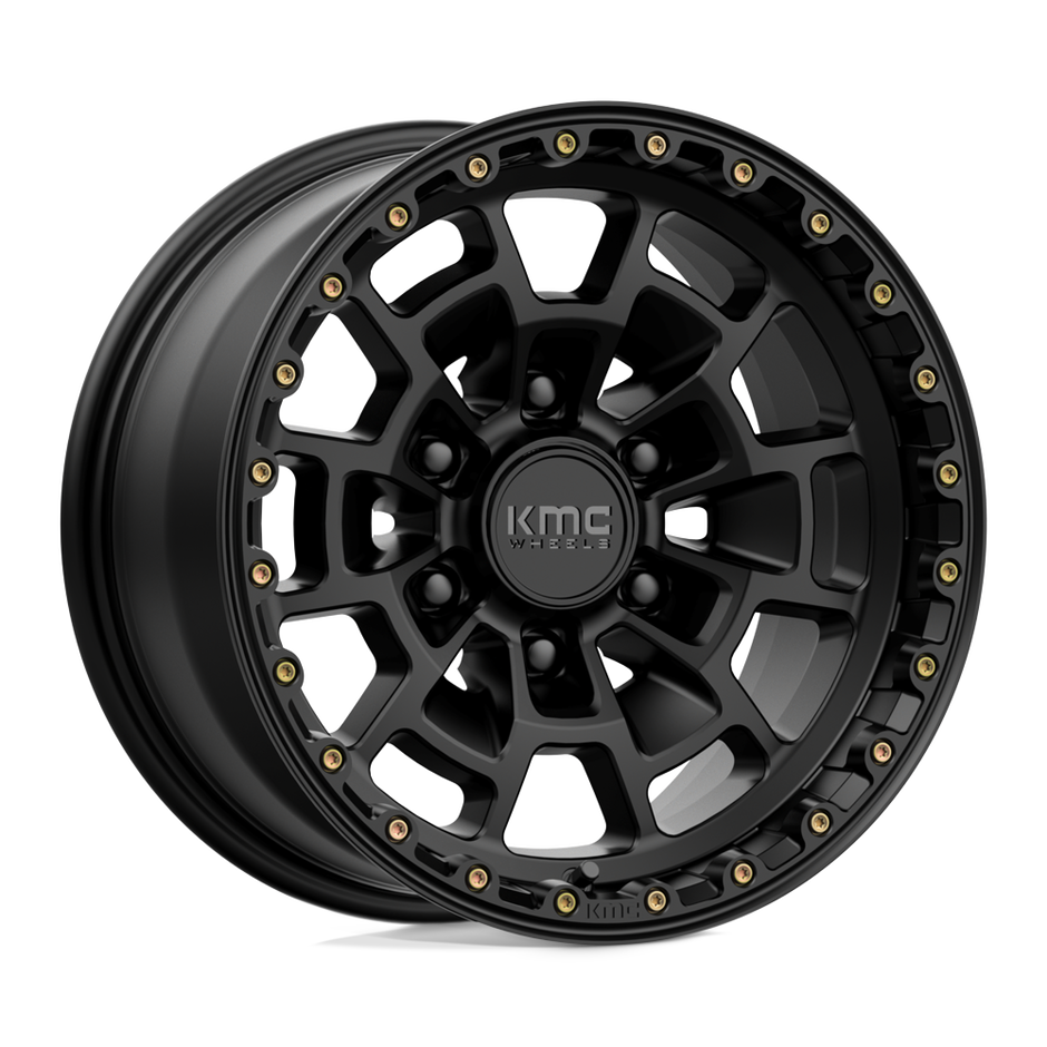 KMC KM718 Summit 16x8 6x139.7 S-BLK - KM71868068700