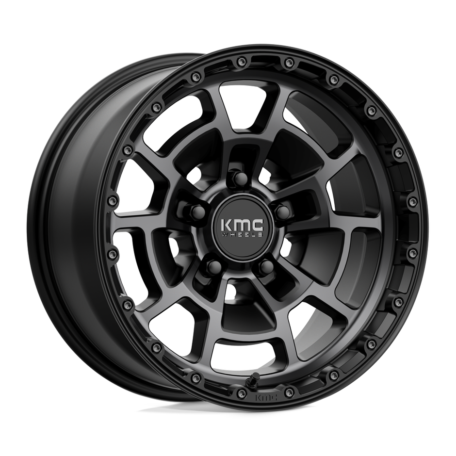 KMC KM718 Summit 17x8.5 5x127 S-BLK GTCC - KM71878550400