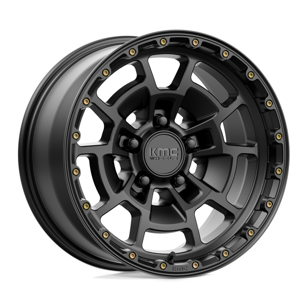 KMC KM718 Summit 17x8.5 5x127 S-BLK - KM71878550700