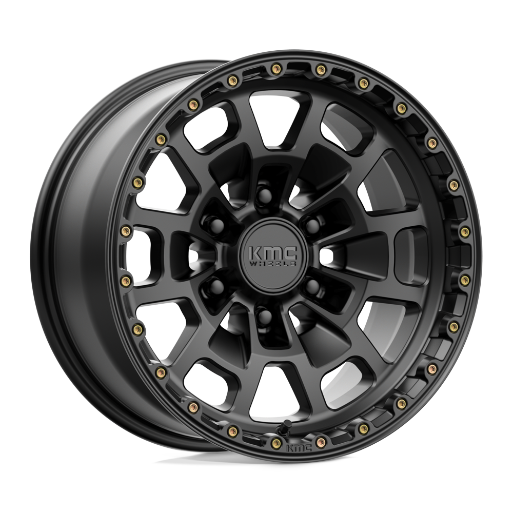 KMC KM718 Summit 17x8.5 6x135 S-BLK - KM71878563700