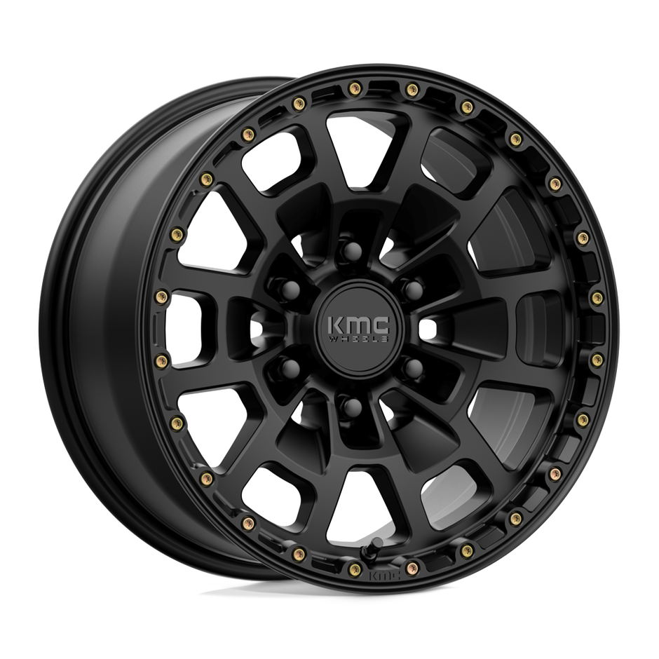 KMC KM718 Summit 17x8.5 6x135 S-BLK - KM71878563718