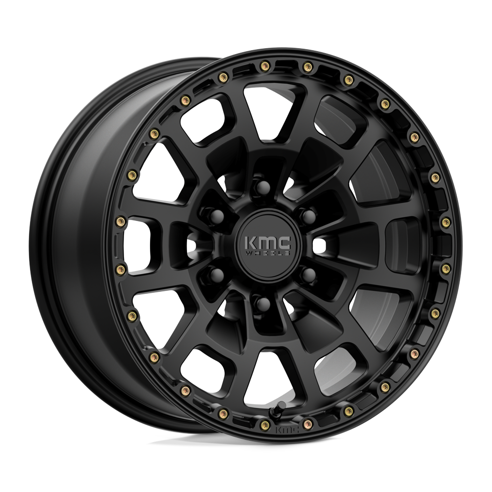 KMC KM718 Summit 17x8.5 6x139.7 S-BLK - KM71878568718